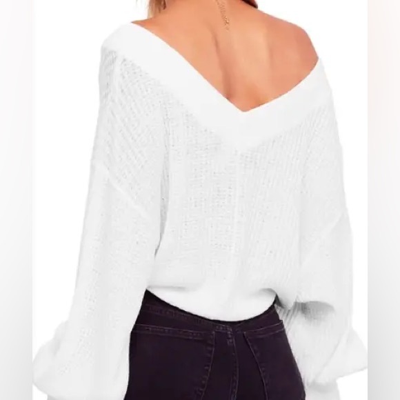 Free People We the Free South Size Thermal Top in Ivory - Size Small, Like New - Picture 2 of 6